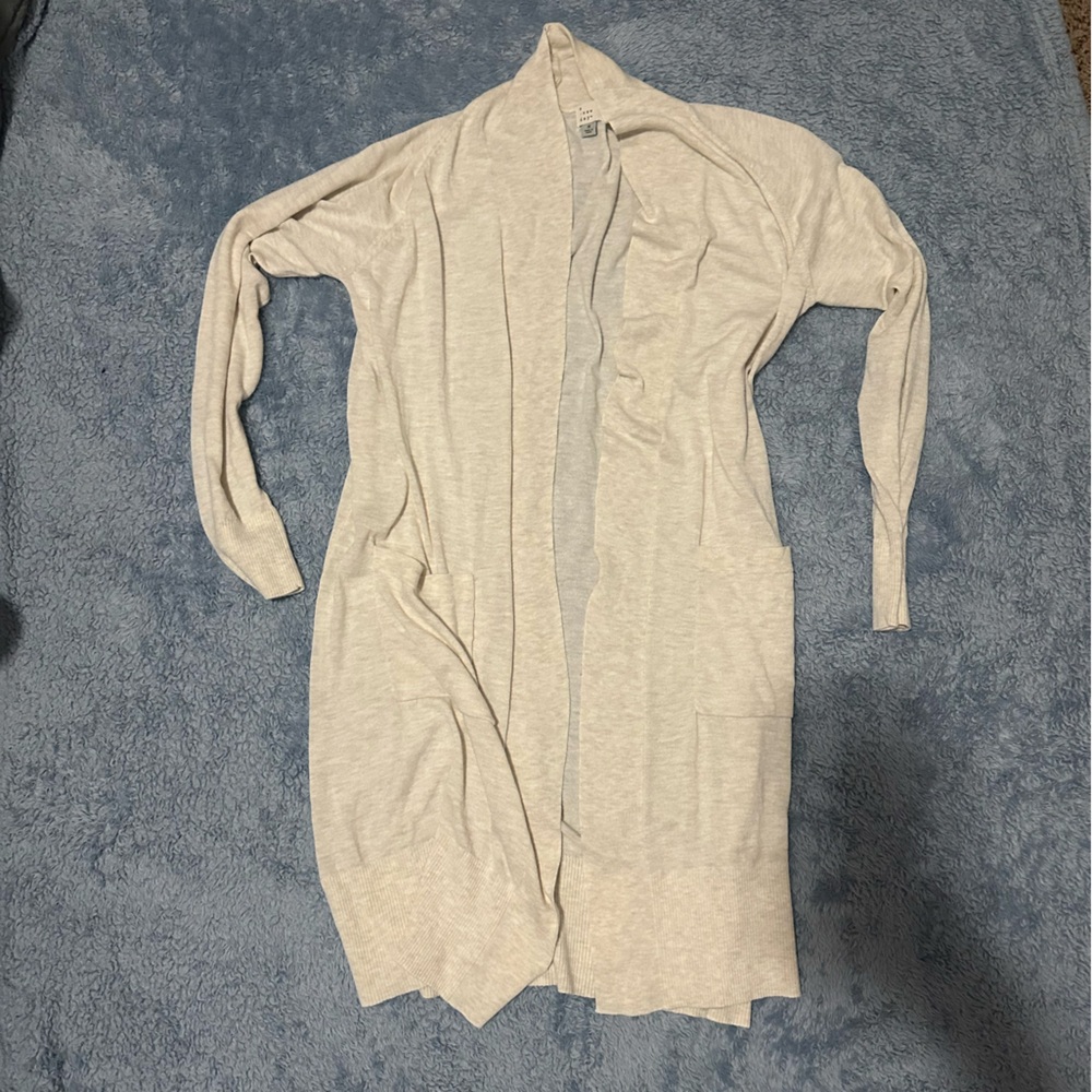 a new day Cream Cardigan Sweater